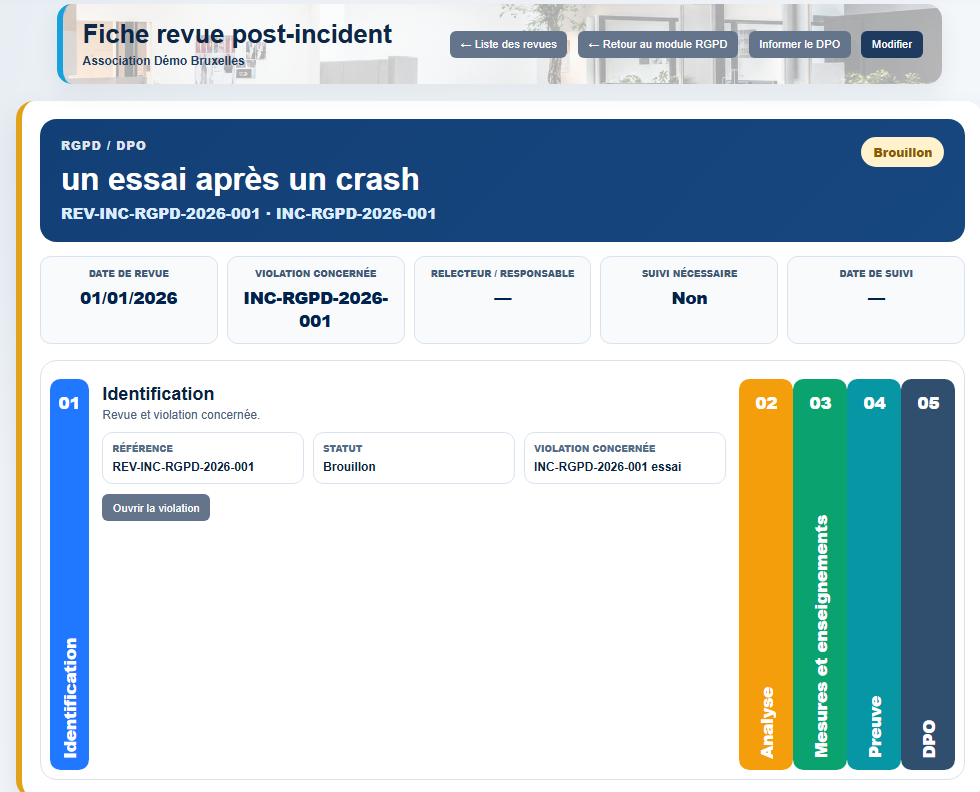 Tirer les enseignements