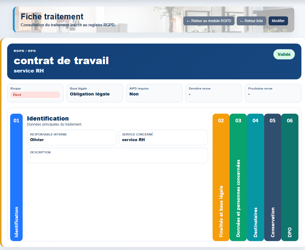 Identifier, qualifier, réviser